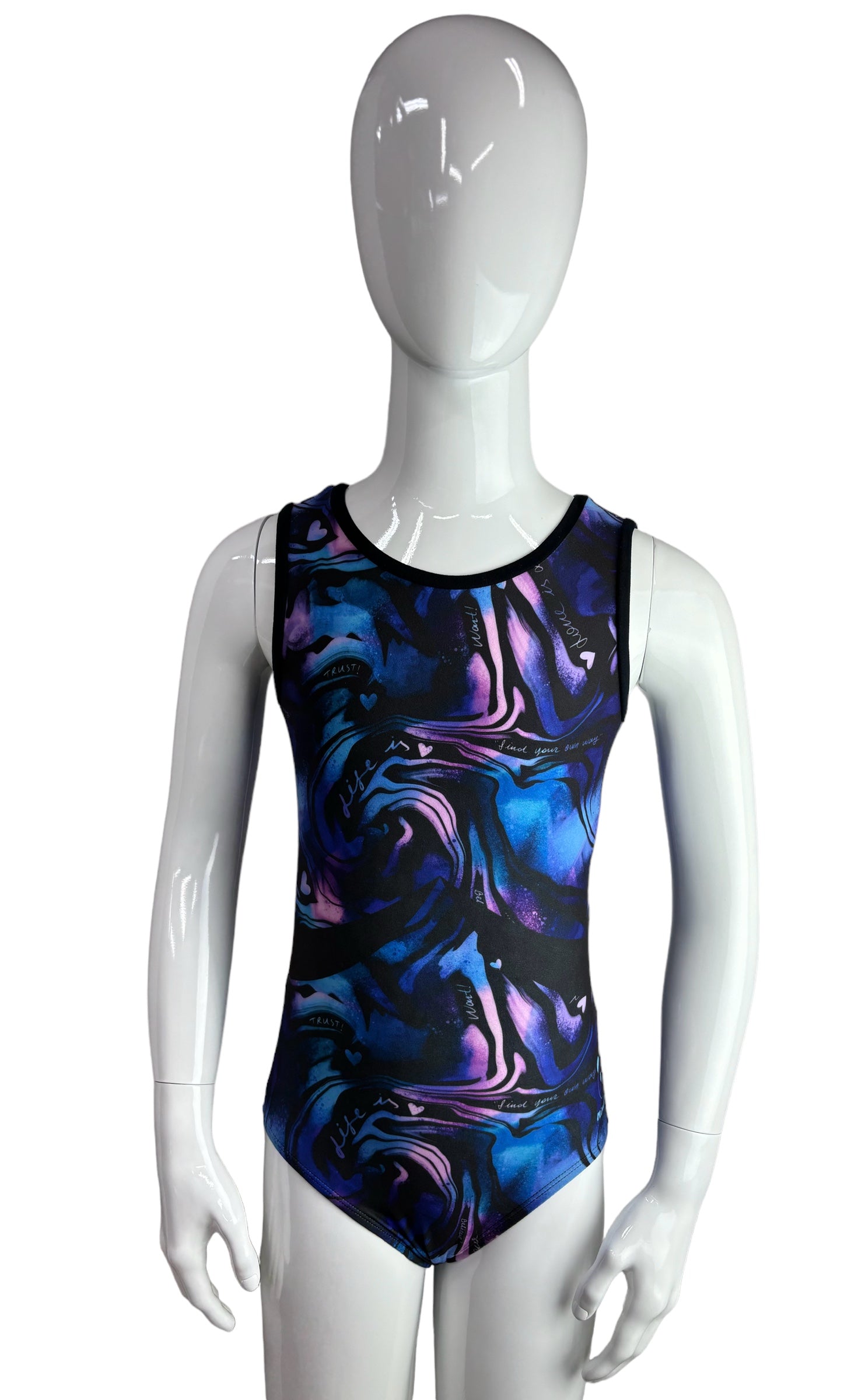 Multicolor Black Trust Yourself Canadian Leotards Made in Canada Custom