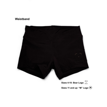 Girls Gymnastics Shorts (Several Colors, Matte AND Shiny Satin like Spandex)